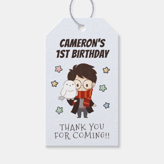 マジカルハリーポッター™ホグワーツ誕生日 ギフトタグ (正面)