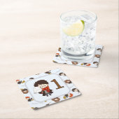 マジカルハリーポッター™ホグワーツ誕生日 スクエアペーパーコースター (インサイチュ)