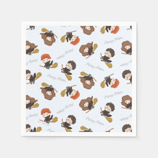 マジカルハリーポッター™ホグワーツ誕生日 スタンダードカクテルナプキン (正面)