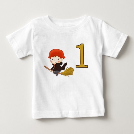 マジカルハリーポッター™ホグワーツ誕生日 ベビーTシャツ (正面)