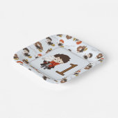 マジカルハリーポッター™ホグワーツ誕生日 ペーパープレート (傾斜あり)