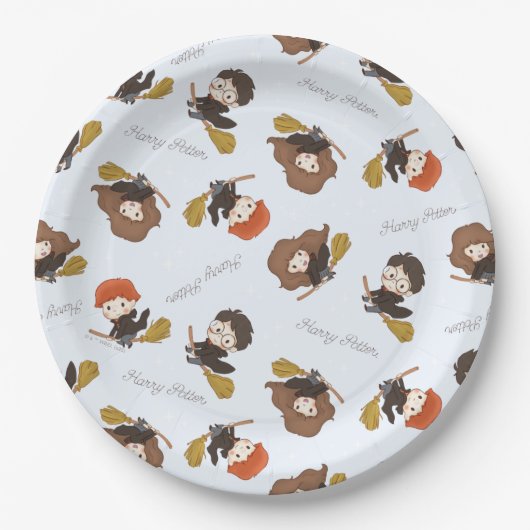 マジカルハリーポッター™ホグワーツ誕生日 ペーパープレート (正面)