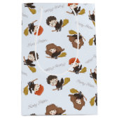 マジカルハリーポッター™ホグワーツ誕生日 ミディアムペーパーバッグ (正面)