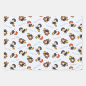 マジカルハリーポッター™ホグワーツ誕生日 ラッピングペーパーシート (正面2)