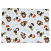 マジカルハリーポッター™ホグワーツ誕生日 ラージペーパーバッグ (裏面)