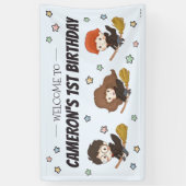 マジカルハリーポッター™ホグワーツ誕生日 横断幕 (縦)