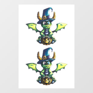 マジカルハロウィーンドラゴンデザイン ウィンドウサイン