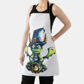 マジカルハロウィーンドラゴンデザイン エプロン (インサイチュ)