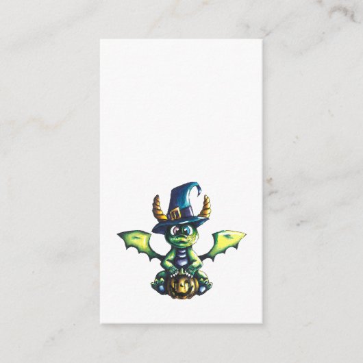 マジカルハロウィーンドラゴンデザイン エンクロージャーカード (正面)