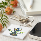 マジカルハロウィーンドラゴンデザイン キーホルダー (正面右)