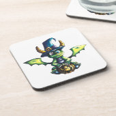 マジカルハロウィーンドラゴンデザイン コースター (左側)