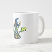 マジカルハロウィーンドラゴンデザイン ジャンボコーヒーマグカップ (正面右)
