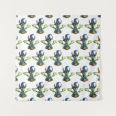 マジカルハロウィーンドラゴンデザイン タペストリー (正面)