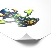 マジカルハロウィーンドラゴンデザイン フォトプリント            (角)