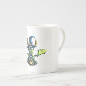 マジカルハロウィーンドラゴンデザイン ボーンチャイナマグカップ (正面右)