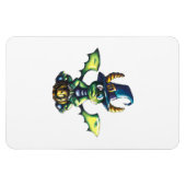 マジカルハロウィーンドラゴンデザイン マグネット (横)