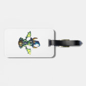 マジカルハロウィーンドラゴンデザイン ラゲッジタグ (裏面横)