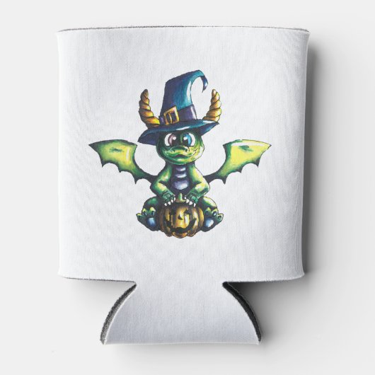 マジカルハロウィーンドラゴンデザイン 缶クーラー (正面)