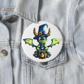 マジカルハロウィーンドラゴンデザイン 缶バッジ (インサイチュ)