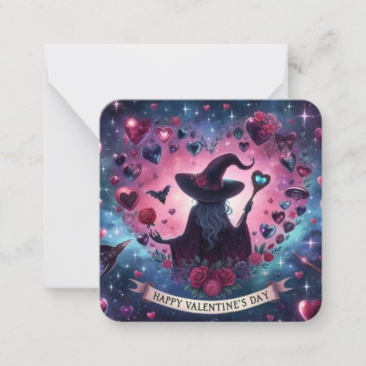 マジカルハートウィッチヴァレンティーンズデイノートカード ノートカード (正面)