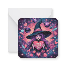 マジカルハートウィッチヴァレンティーンズデイノートカード