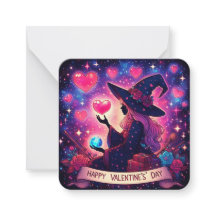 マジカルハートウィッチヴァレンティーンズデイノートカード