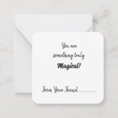 マジカルハートウィッチヴァレンティーンズデイノートカード ノートカード (裏面)