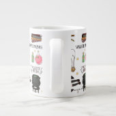 マジカルハーミオネグランジャーウォーターカラー ジャンボコーヒーマグカップ (裏面)