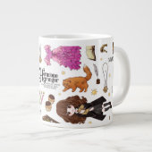 マジカルハーミオネグランジャーウォーターカラー ジャンボコーヒーマグカップ (正面右)