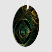 マジカルバイブレーション抽象芸術アートアクリルサークル オーナメント (正面)