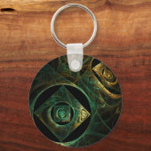 マジカルバイブレーション抽象芸術アートキーチェーン キーホルダー (正面)