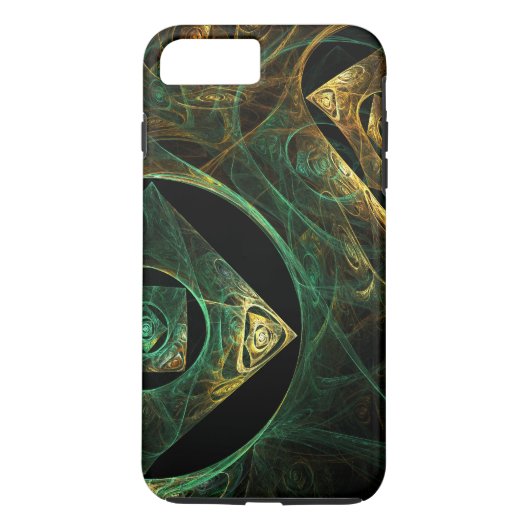 マジカルバイブレーション抽象芸術アートタフ Case-Mate iPhoneケース (裏面)