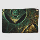 マジカルバイブレーション抽象芸術アート ゴルフタオル (横)