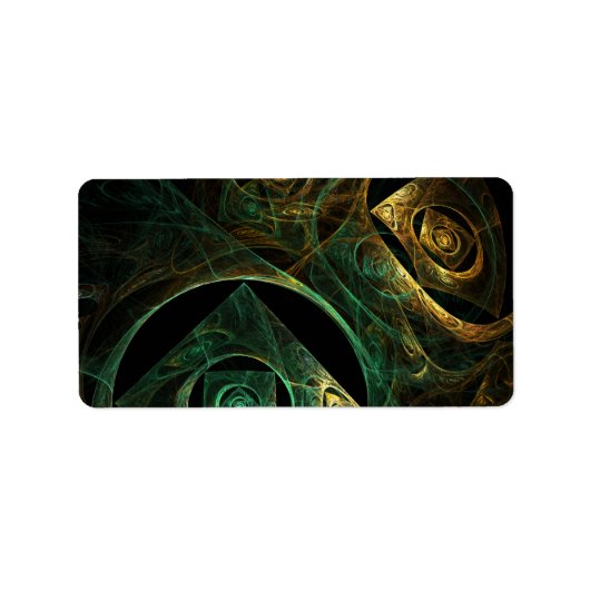 マジカルバイブレーション抽象芸術アート ラベル (正面)