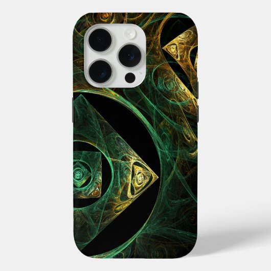 マジカルバイブレーション抽象芸術アート Case-Mate iPhoneケース (裏面)
