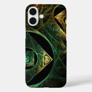 マジカルバイブレーション抽象芸術アート iPhone 16 PLUSケース