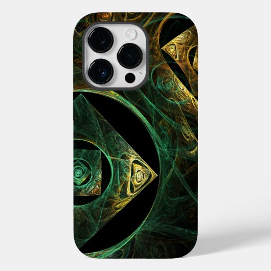マジカルバイブレーション抽象芸術アート Case-Mate iPhoneケース (裏面)