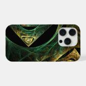 マジカルバイブレーション抽象芸術アート iPhoneケース (裏面横)