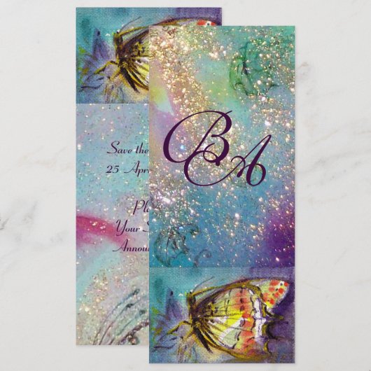 マジカルバタフライ 招待状 (正面/裏面)