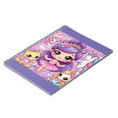 マジカルバレリーナノート ノートブック (左側)