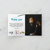 マジカルバースデーパーティー折り畳みサンキューカード カード (内部)