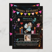 マジカルバースデー 招待状 (正面/裏面)