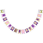 マジカルパステルカスタム誕生日写真 バンティングフラッグ (全)