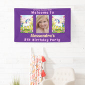 マジカルパステルカスタム誕生日写真 横断幕 (インサイチュ)