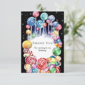マジカルパステルキャンディーランドバースデー サンキューカード (スタンド正面)