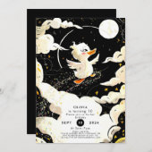 マジカルパステルダック誕生日 招待状 (正面/裏面)