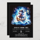 マジカルパステルパイレーツ誕生日 招待状 (正面/裏面)