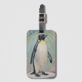 マジカルパステルペンギン ラゲッジタグ (正面縦)