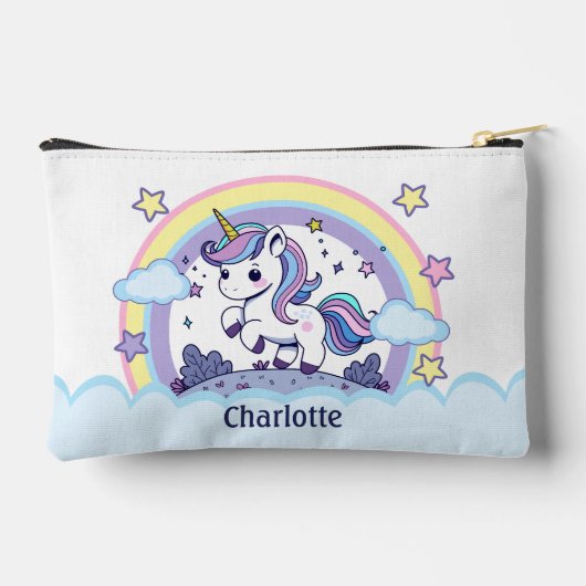 マジカルパステルユニコーンカスタム アクセサリーポーチ (裏面)