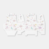 マジカルパステルユニコーンレインボーバースデーパーティー フェイバーボックス (折り畳みなし)